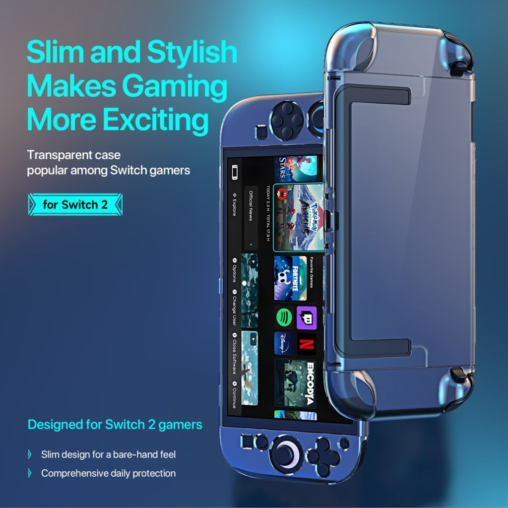 DUX DUCIS Nintendo Switch 2 Case - Transparent