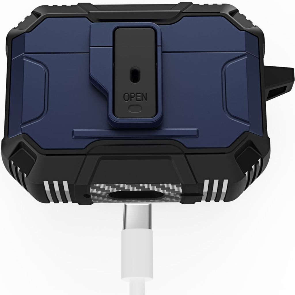 Apple AirPods Pro 3 Cover med Krog - Sort