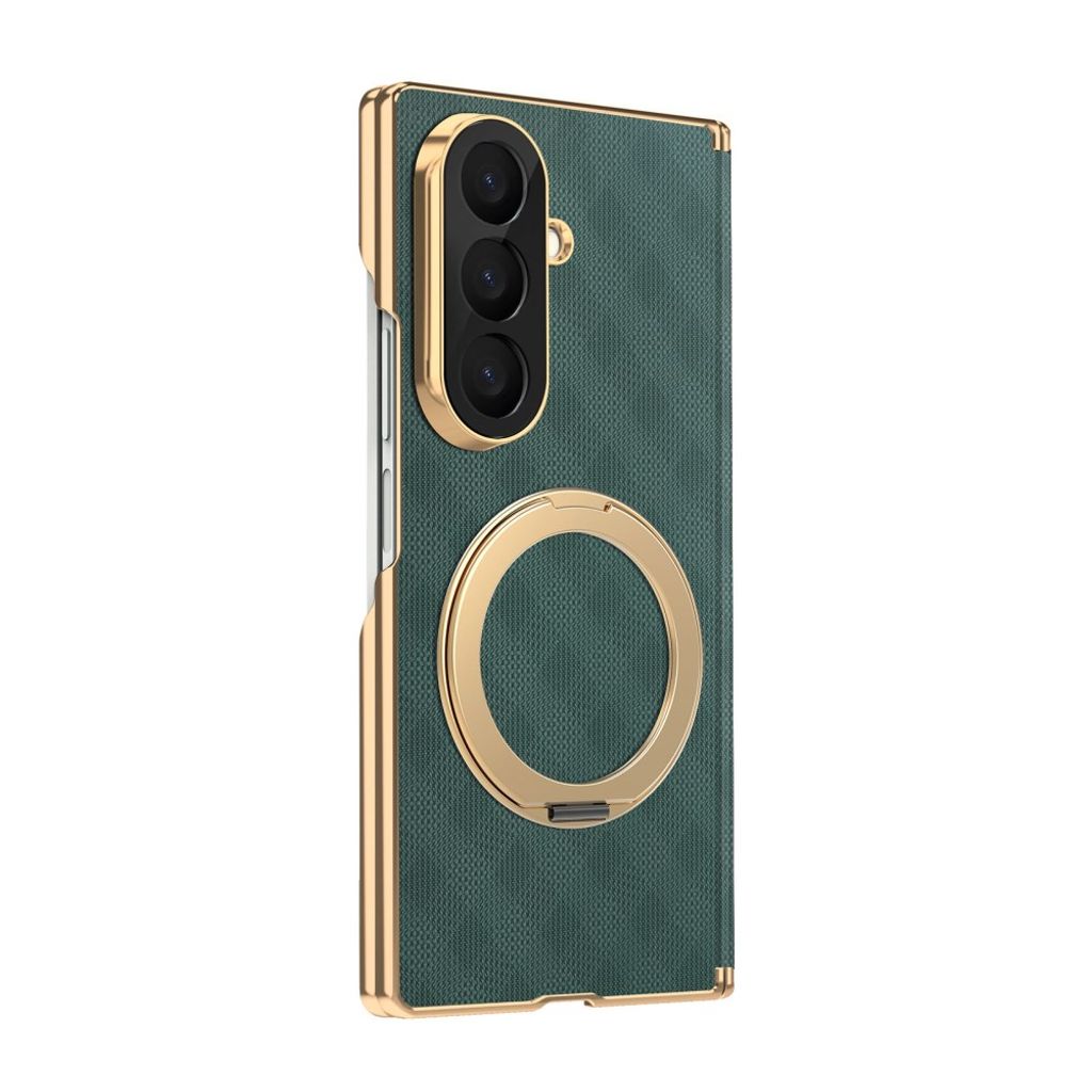 Samsung Galaxy Z Fold8 Ultra MagSafe kuori rengasjalustalla - Vihreä