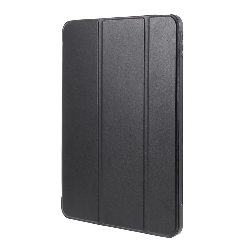 iPad Air 11"/10.9"/Pro 11" Tri-fold etui i silikon og PU-skinn - Svart
