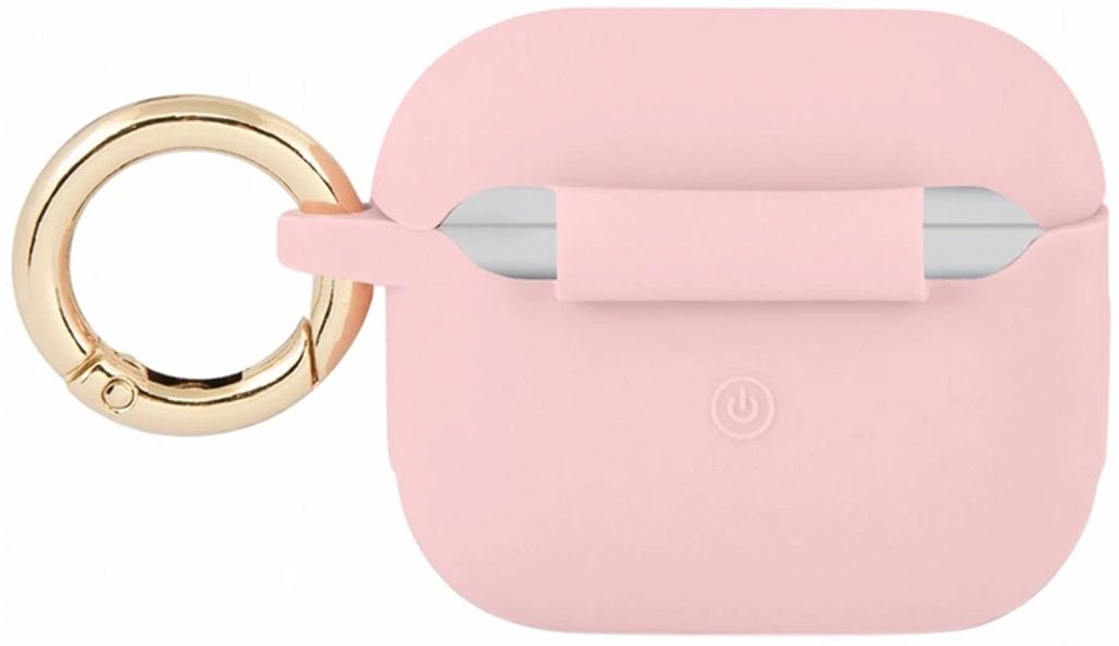 Guess Silicone Vintage Script Fodral till Airpods 3 - Rosa