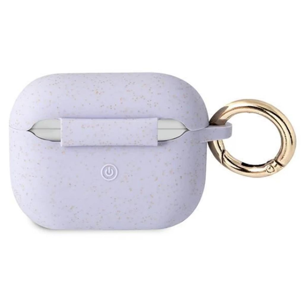 Guess Glitter Silikon Fodral till AirPods Pro - Lila