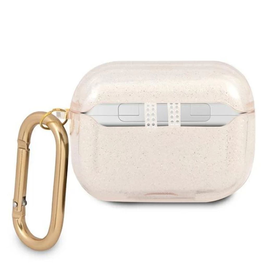 Guess Glitter Fodral till AirPods Pro - Guld