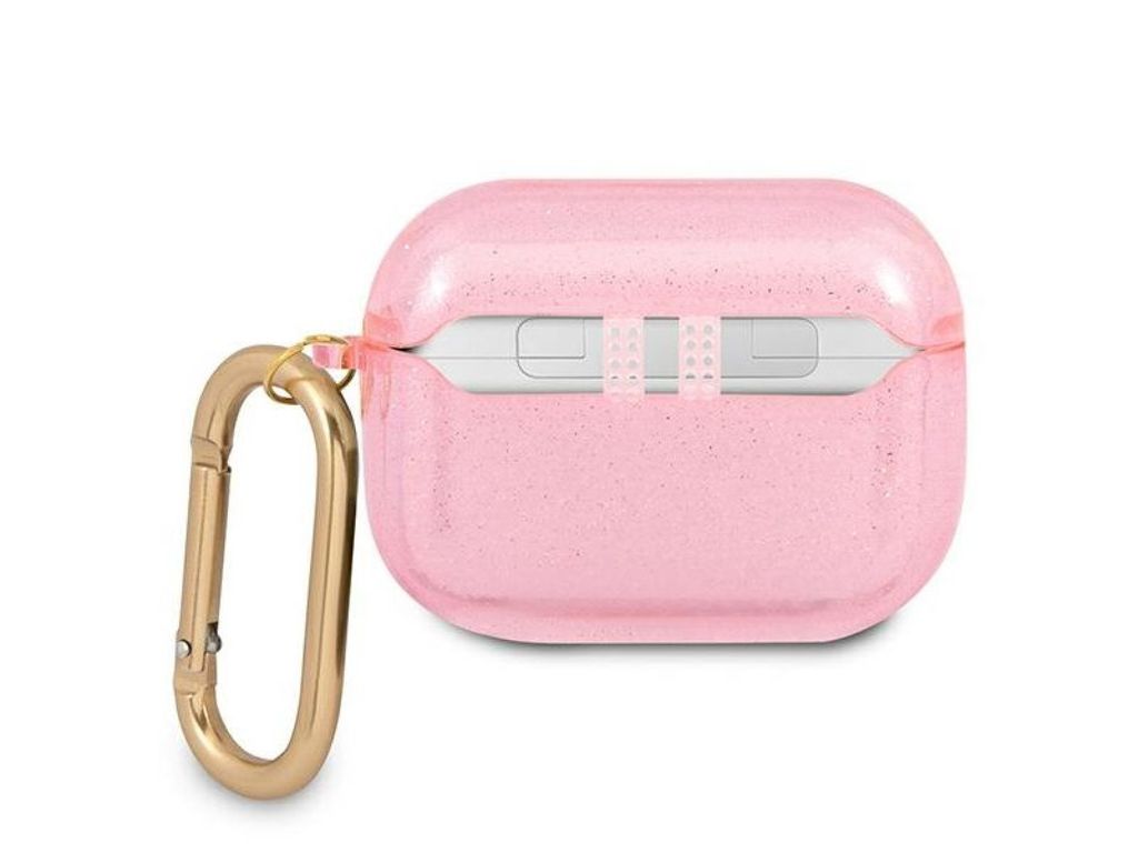 Guess Glitter Fodral till AirPods Pro - Rosa