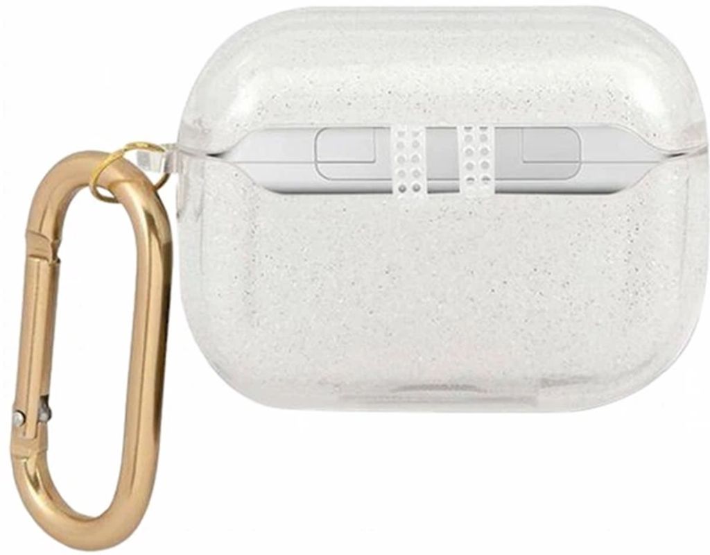 Guess Glitter Fodral till AirPods Pro - Transparent