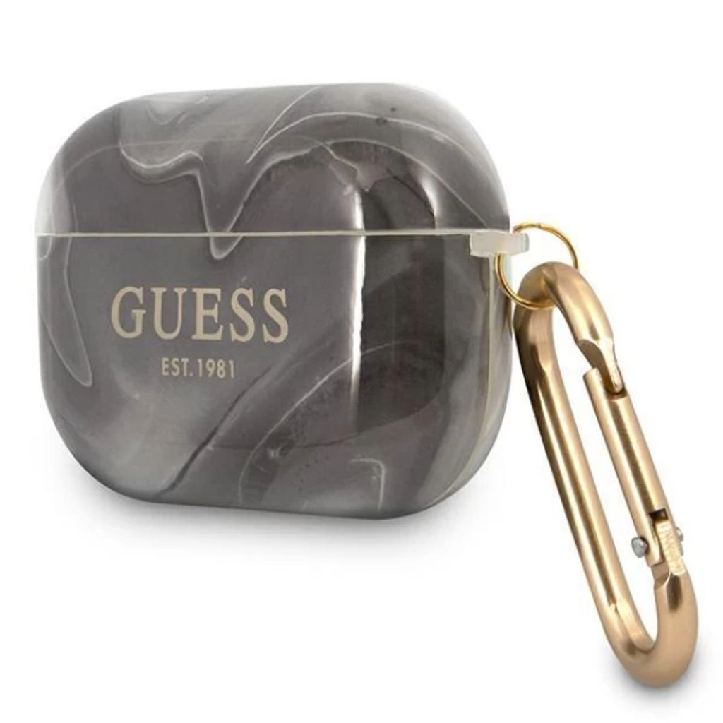 Guess Marble Strap Fodral till AirPods Pro - Svart