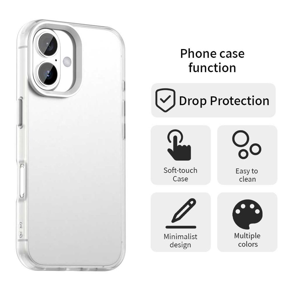 iPhone 17 Deksel - Hvit