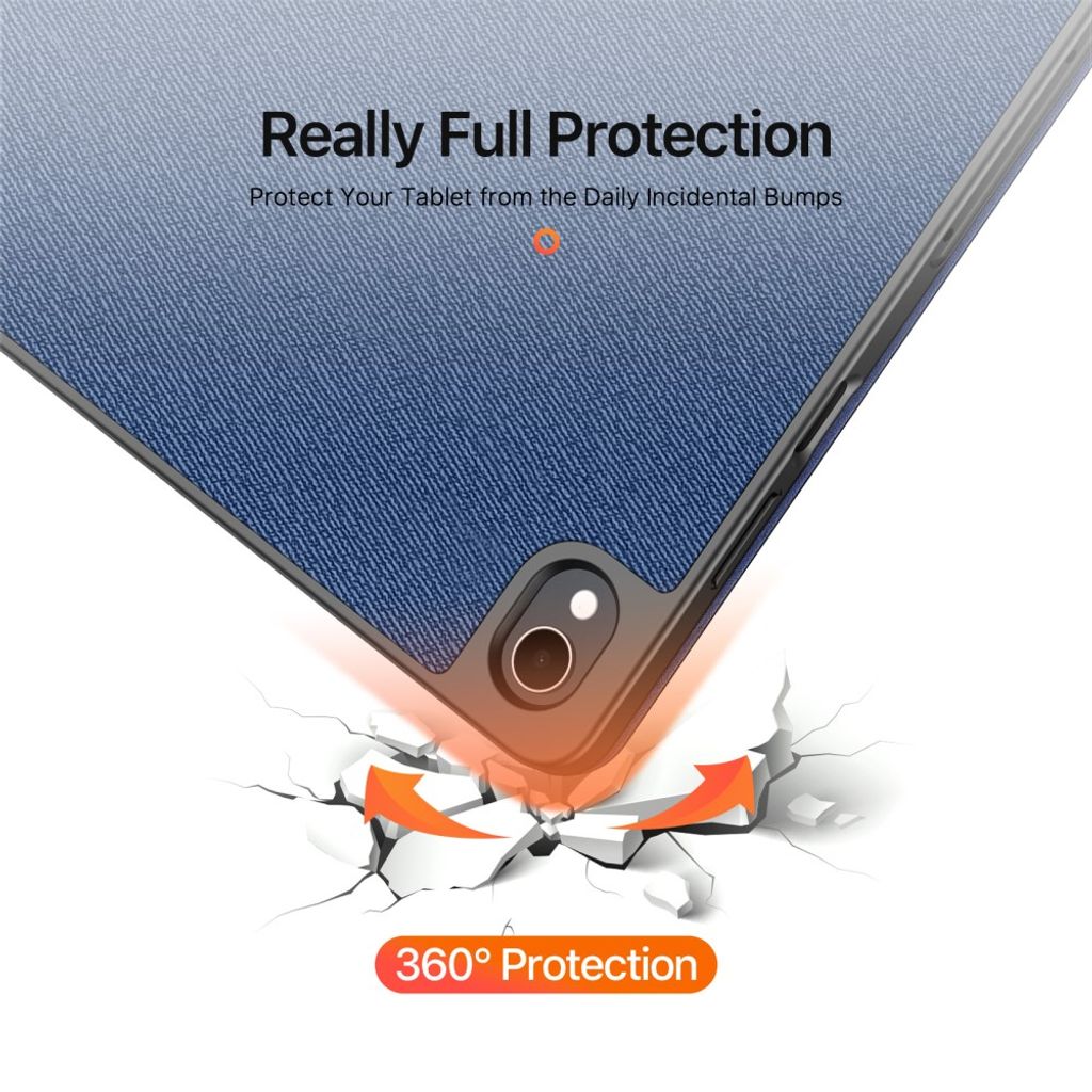 DUX DUCIS Samsung Galaxy Tab S12 Plus Tri-Fold Cover - Blå