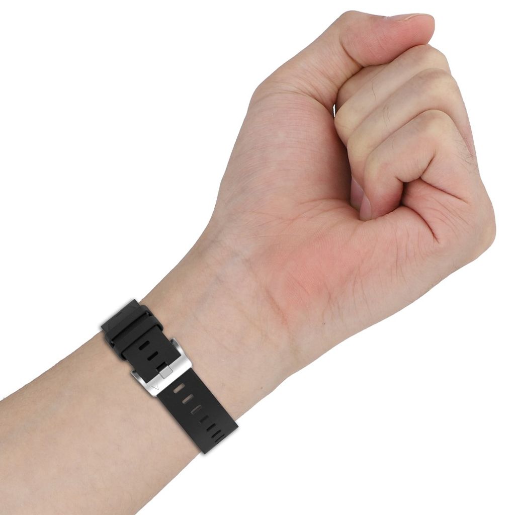 Garmin Quatix 8/Enduro 3/Fenix 8/7X/7X Pro osv. Urrem - Sort