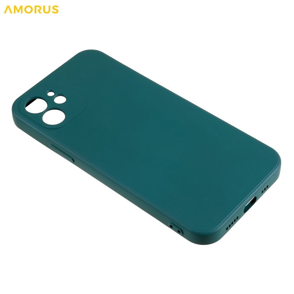 AMORUS iPhone 12 TPU Skal - Grön