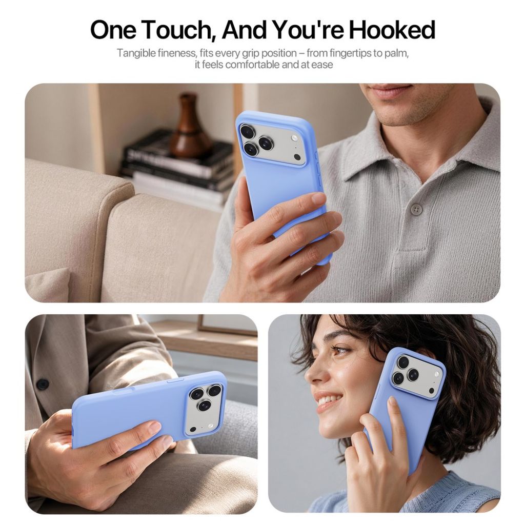 DUX DUCIS iPhone18 Pro Max/17 Pro Max Skal i Silikon - Ljusblå