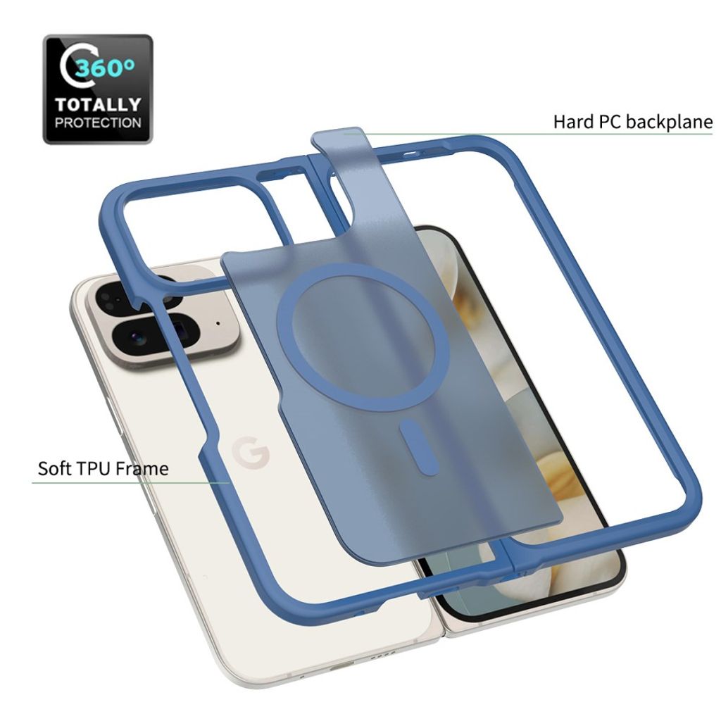 Google Pixel 10 Pro Fold Cover med MagSafe - Blå
