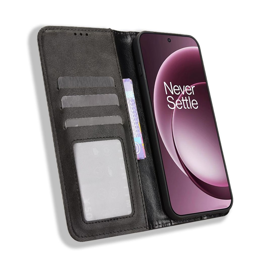 OnePlus 15 5G Wallet Cover - Black
