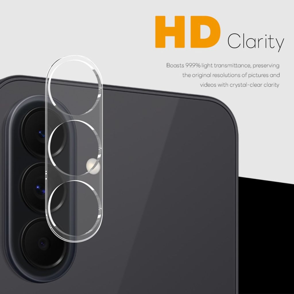 Samsung Galaxy S26 FE Linsebeskyttelse Herdet Glass 3D