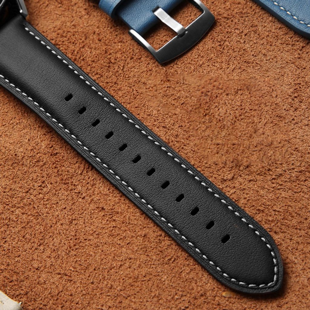 Huawei Watch GT5/GT5 Pro/GT4 46 mm kellonranneke aitoa nahkaa – ruskea