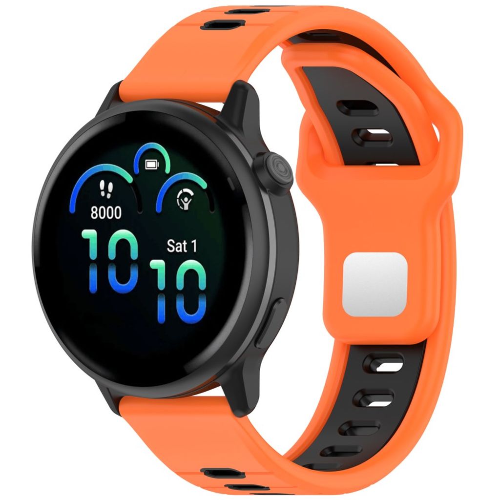 Garmin Vivoactive 6/Approach S50/Venu etc. Watch Band - Orange/Black