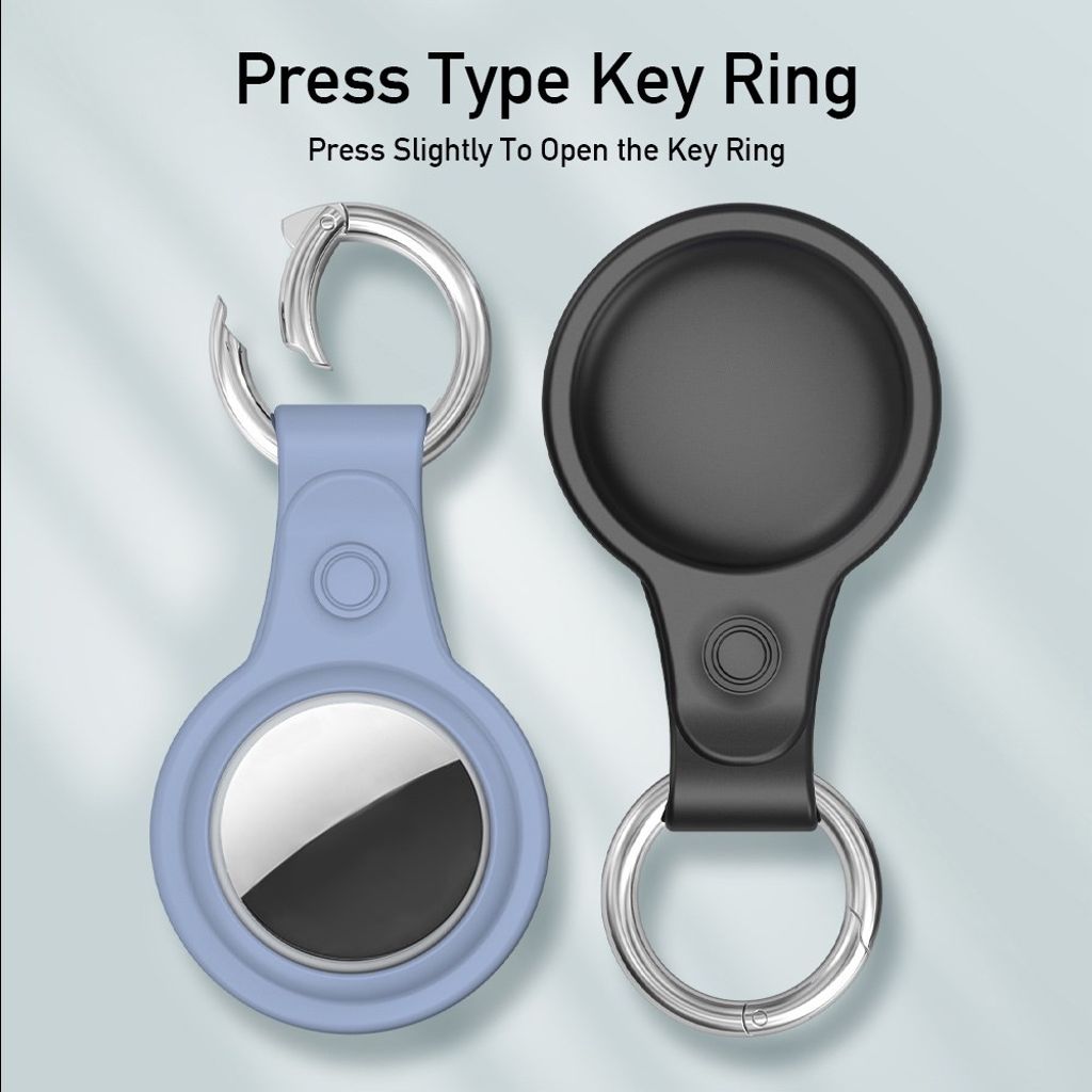 DUX DUCIS Apple AirTag etui 4-pakning med nøkkelring – flerfarget