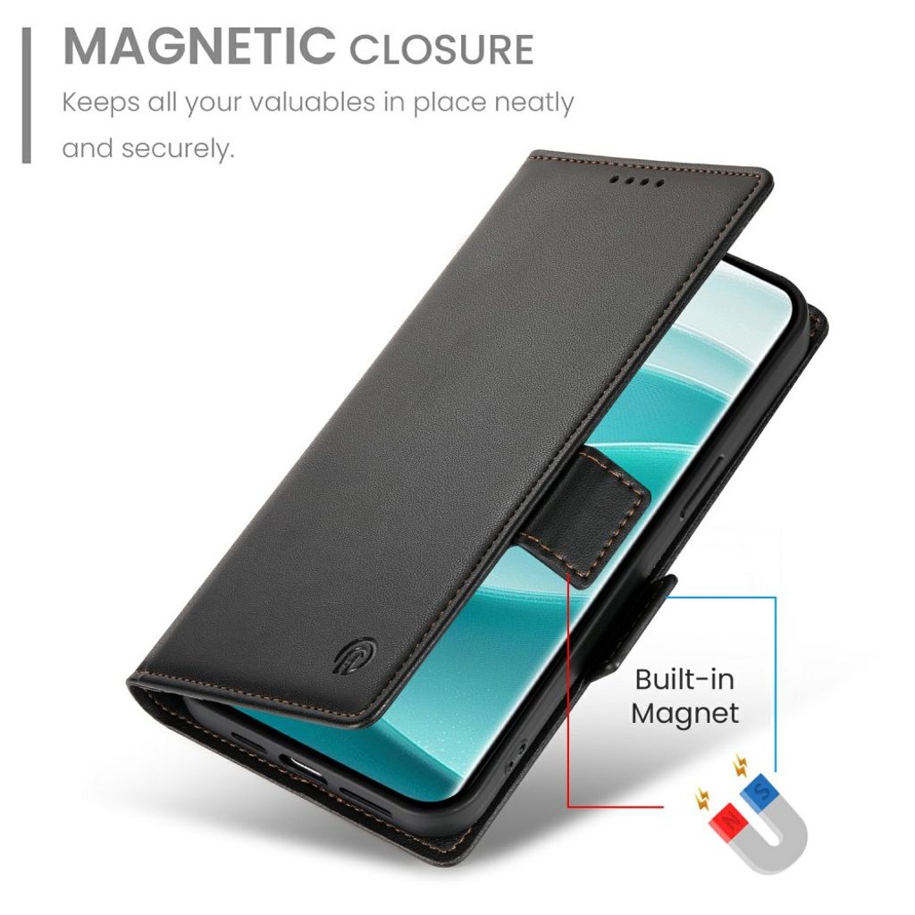 Xiaomi Redmi Note 15 ProPlus 5G Wallet cover - Black