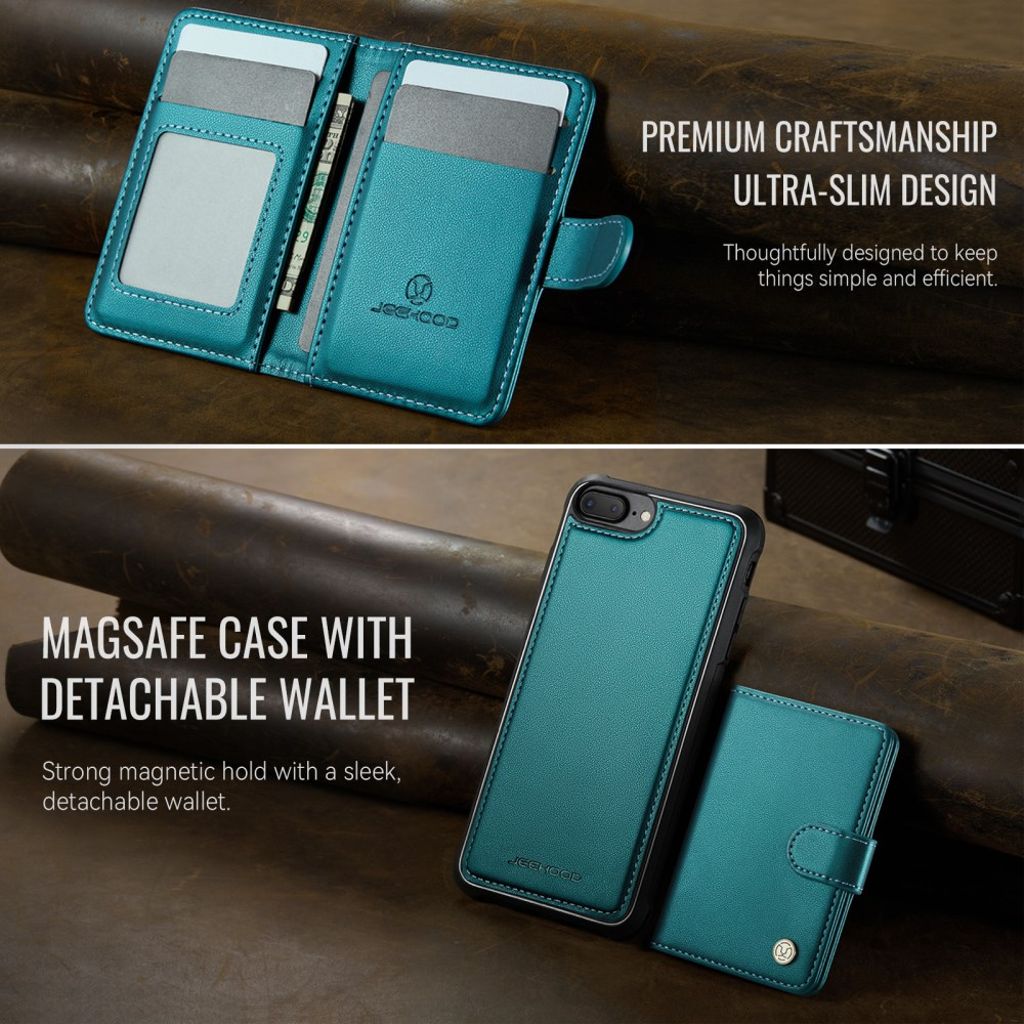 JEEHOOD iPhone 7 Plus / 8 Plus Cover med MagSafe - Grøn