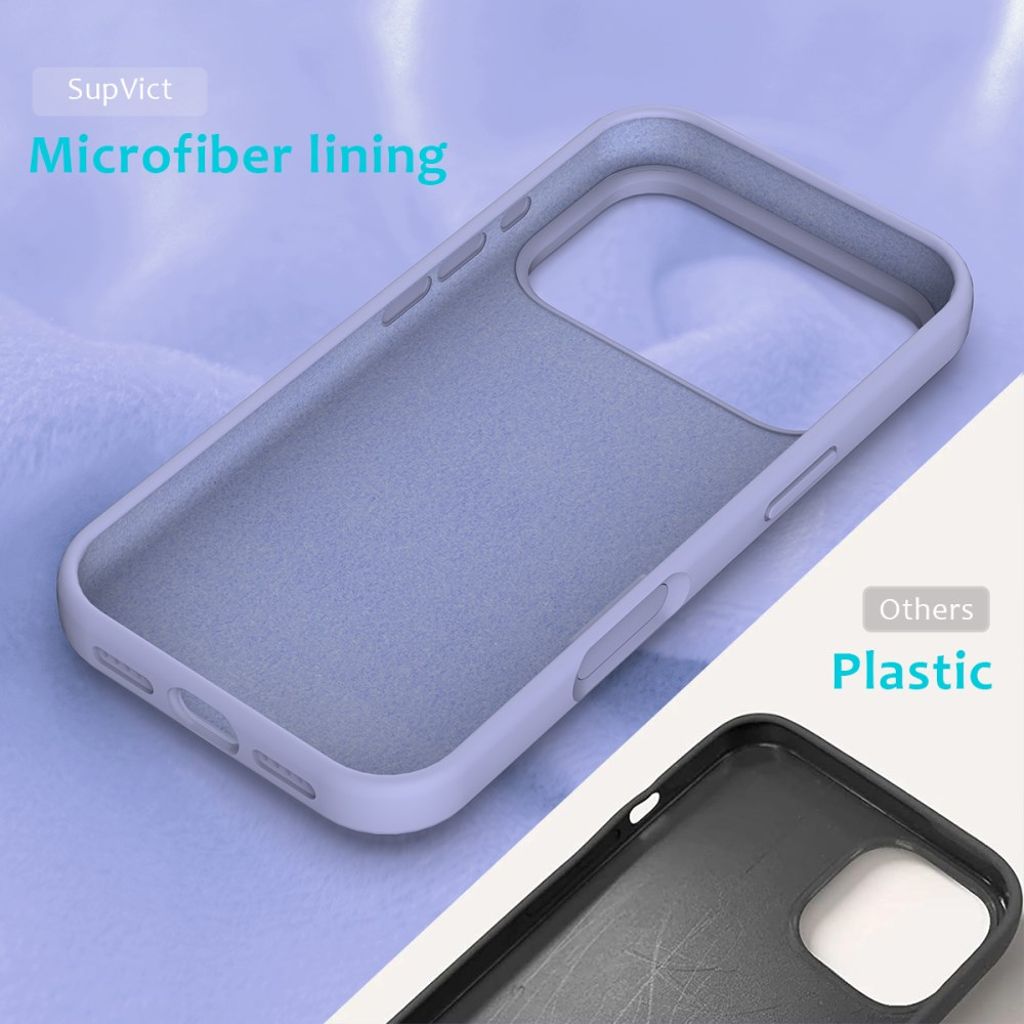 iPhone 17 Pro Max silicone phone case - light blue