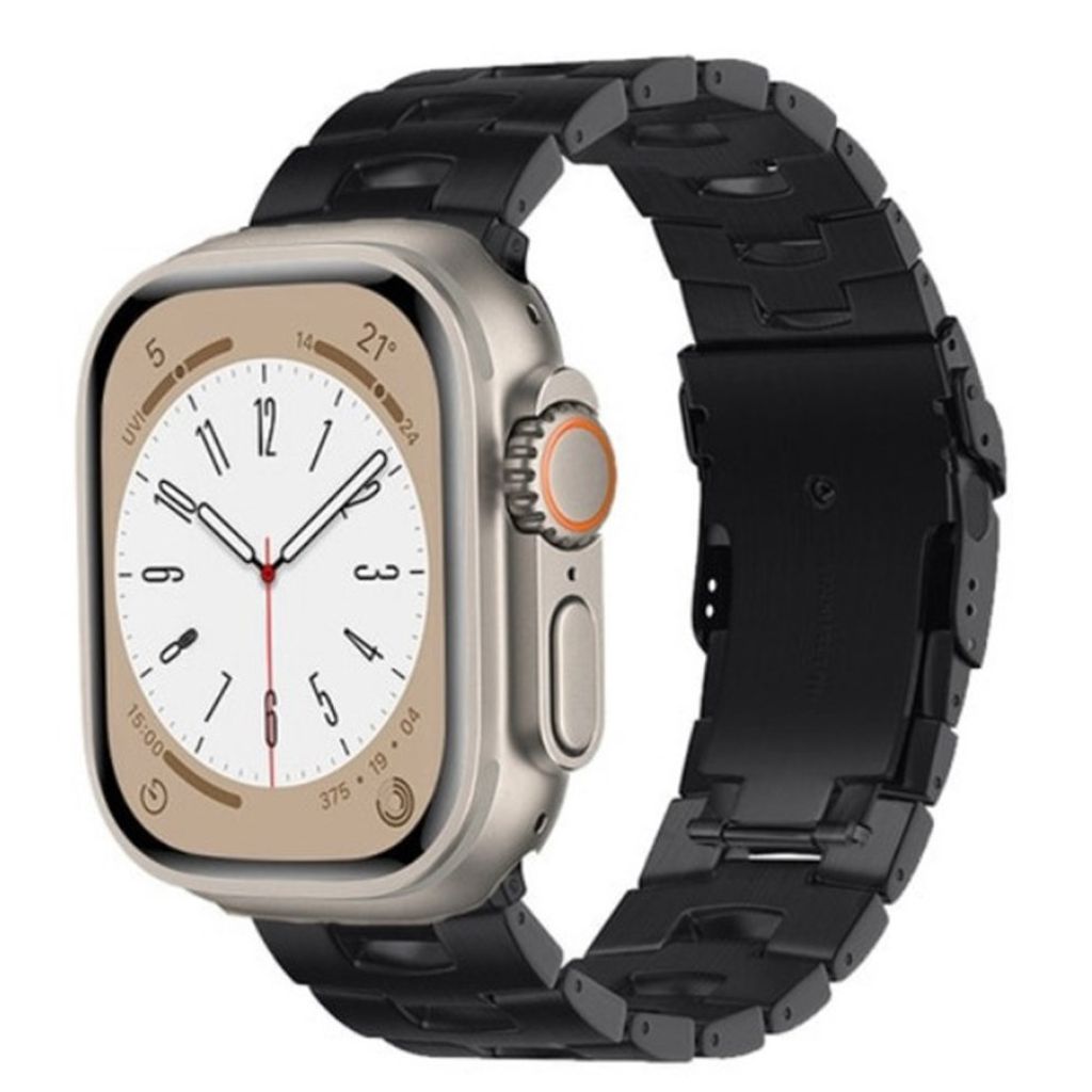 Apple Watch 42 / 41/ 40 / 38mm Klockarmband i titanlegering - Svart