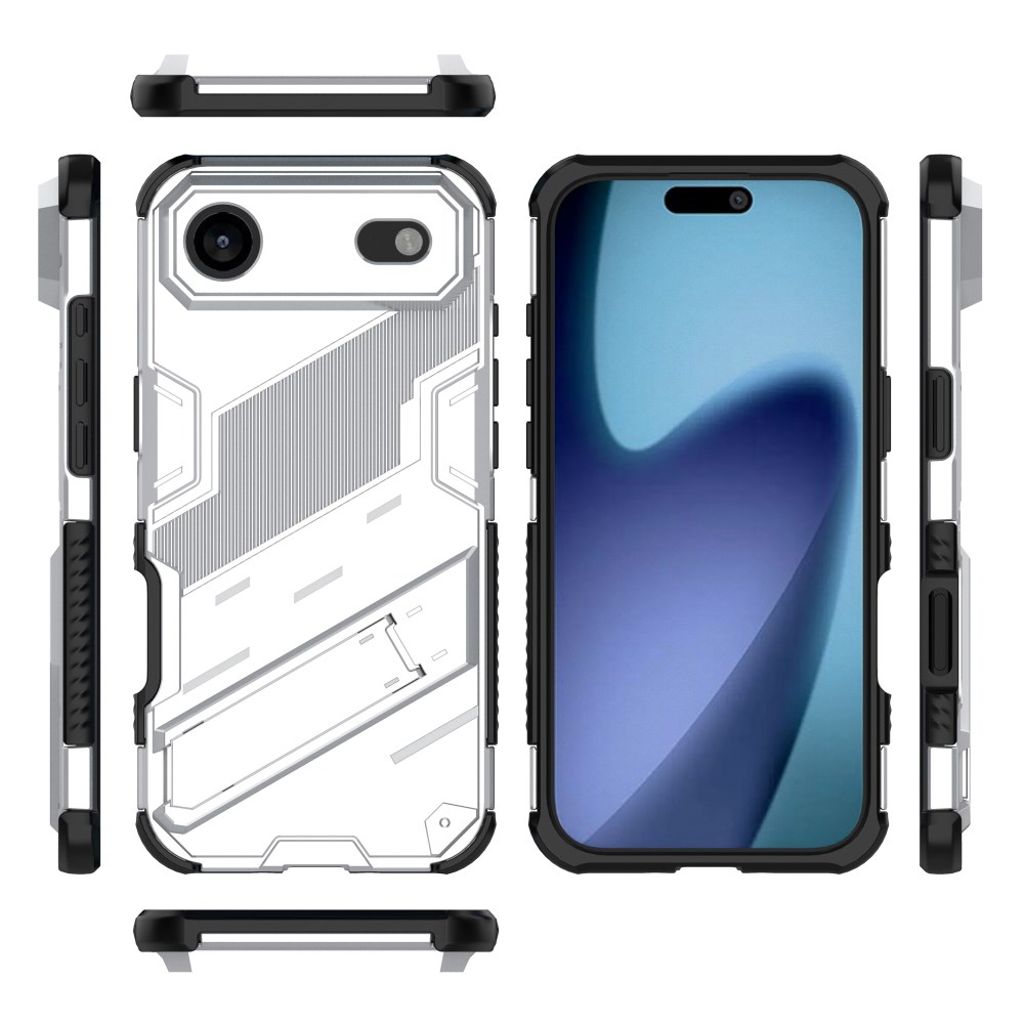 iPhone Air Cover med Stativ - Hvid