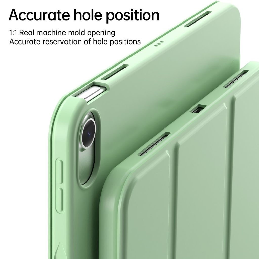 iPad A16 11" 2025/10.9" 2024 Tri-fold flip cover - Lyserød