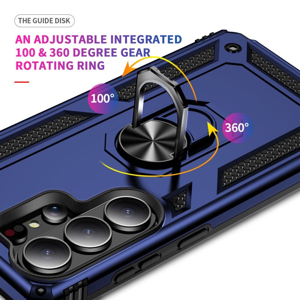 Samsung Galaxy S26 Ultra Deksel med Stativ - Blå