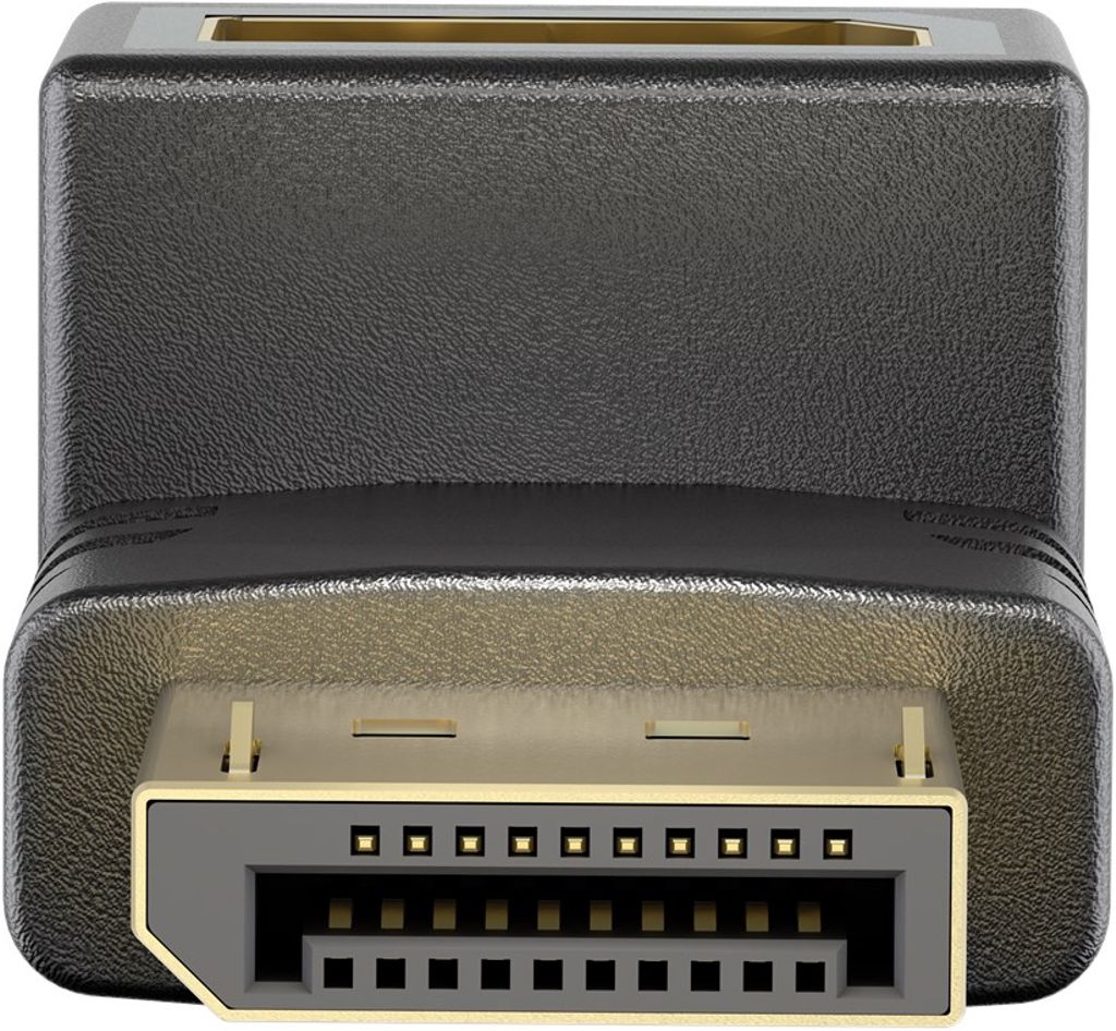 Goobay DisplayPort 90° opadvinklet adapter