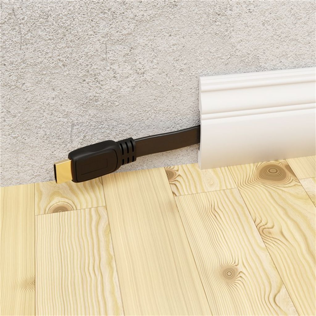 Goobay High Speed HDMI -litteä kaapeli Ethernetillä 8K/60Hz, 2m