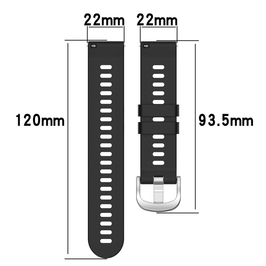 Garmin Forerunner 265 klokkerem i silikon - lys grå