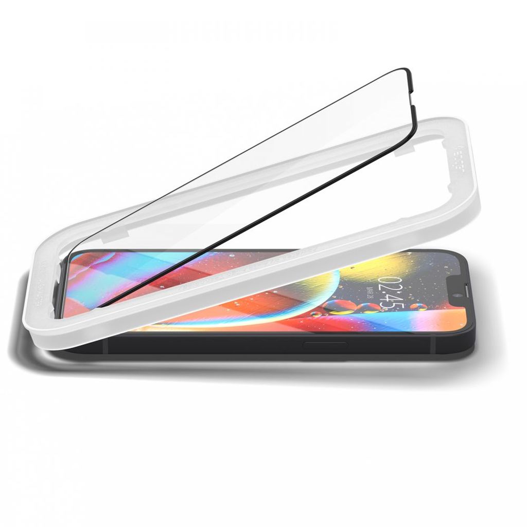 Spigen ALM Glass FC Tempered Glass 2-pack Skjermbeskytter til iPhone 13/13 Pro/14/16e