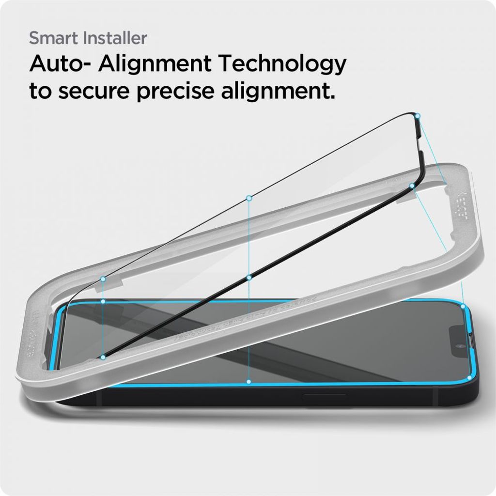 Spigen ALM Glass FC Tempered Glass 2-pack Skjermbeskytter til iPhone 13/13 Pro/14/16e