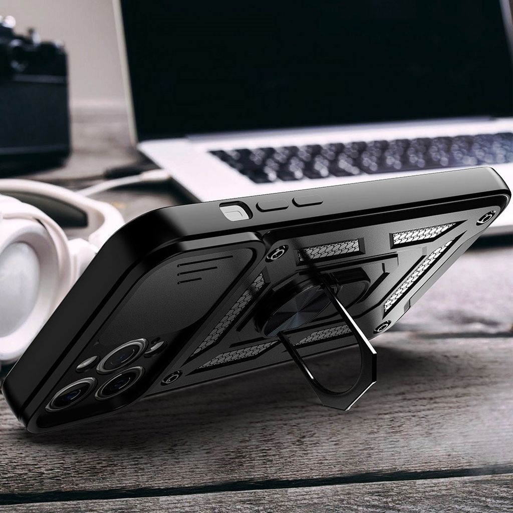 iPhone 11 Pro Max Skal Kickstand – Grön