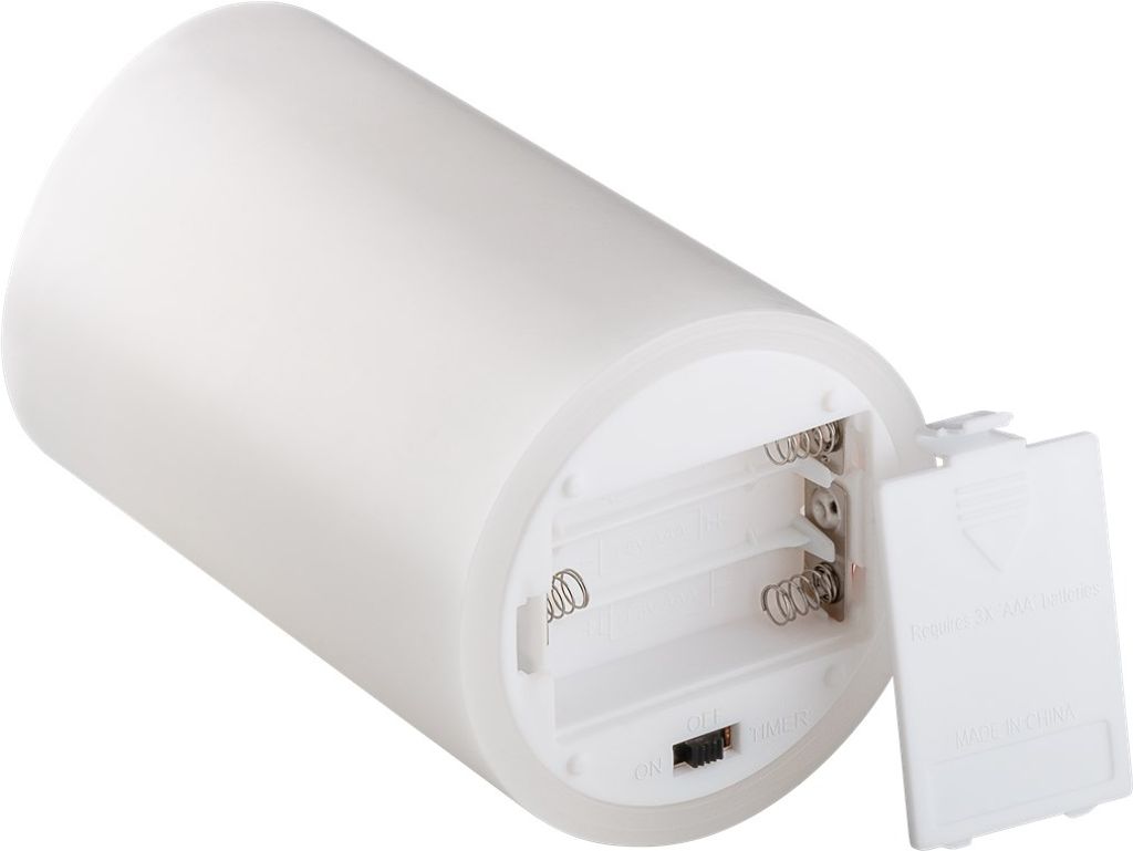 Goobay LED-vahakynttilä 7,5 x 10 cm - valkoinen 