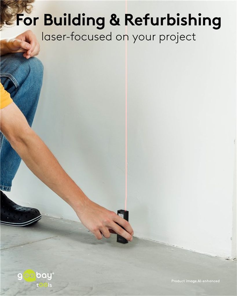 Goobay laseravstandsmåler 30 m