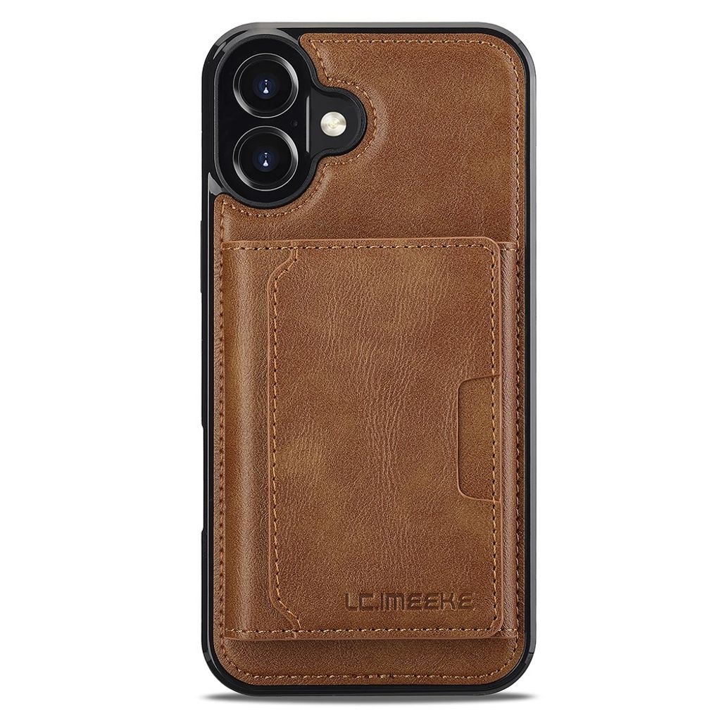 LC.IMEEKE iPhone 17 MagSafe case with wallet - Brown