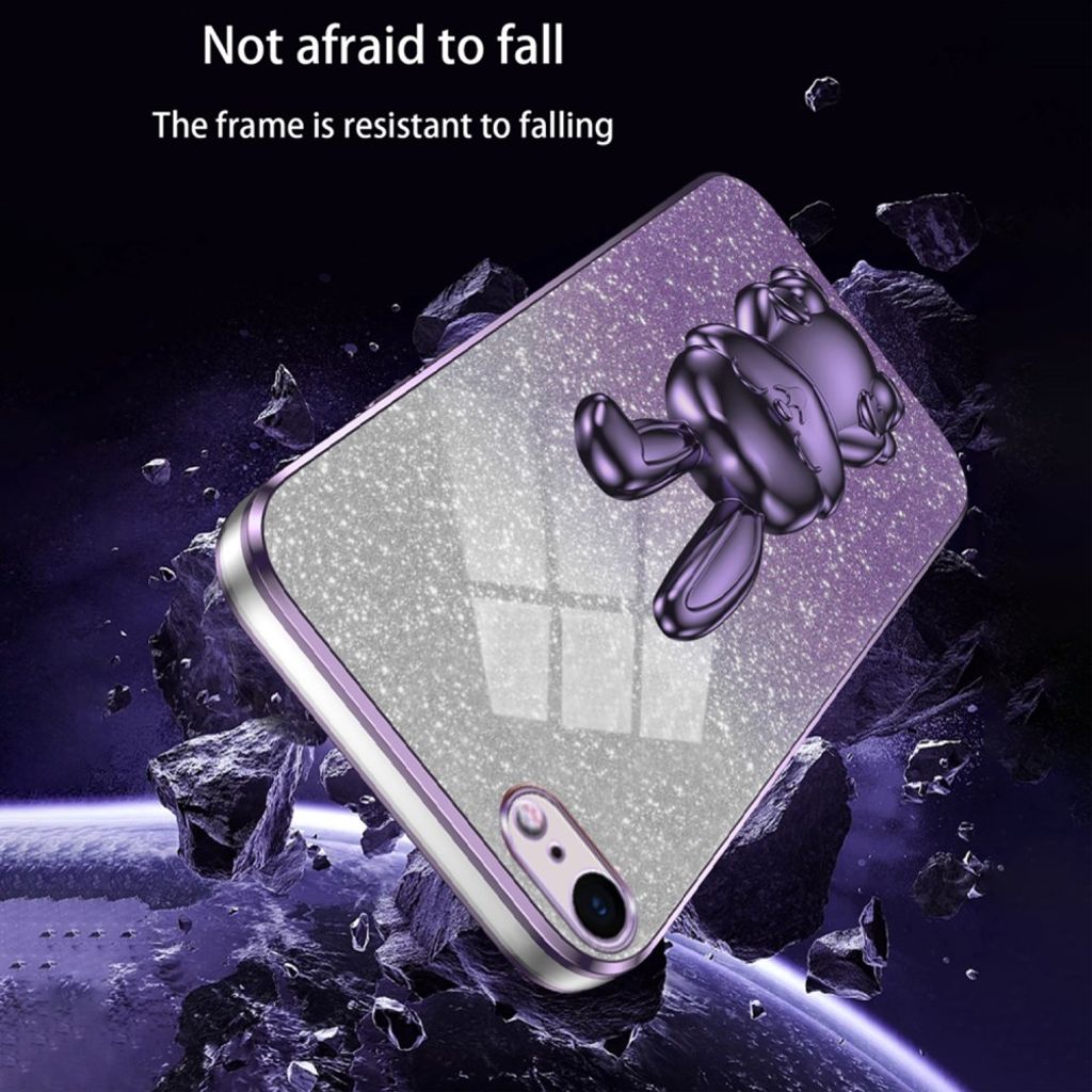 iPhone 6/7/8/SE 2020/2022 Skal med Stativ - Lila