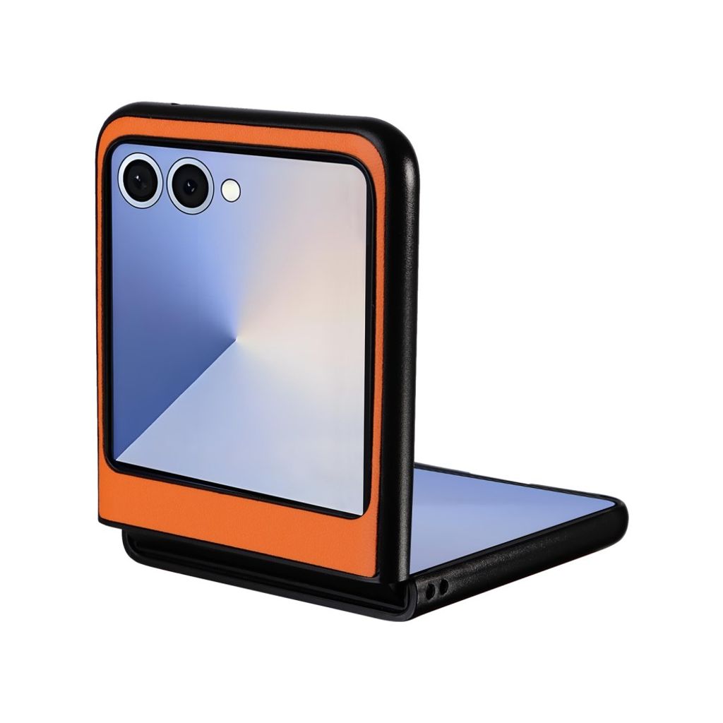 Samsung Galaxy Z Flip7 5G cover i PU-læder - Orange