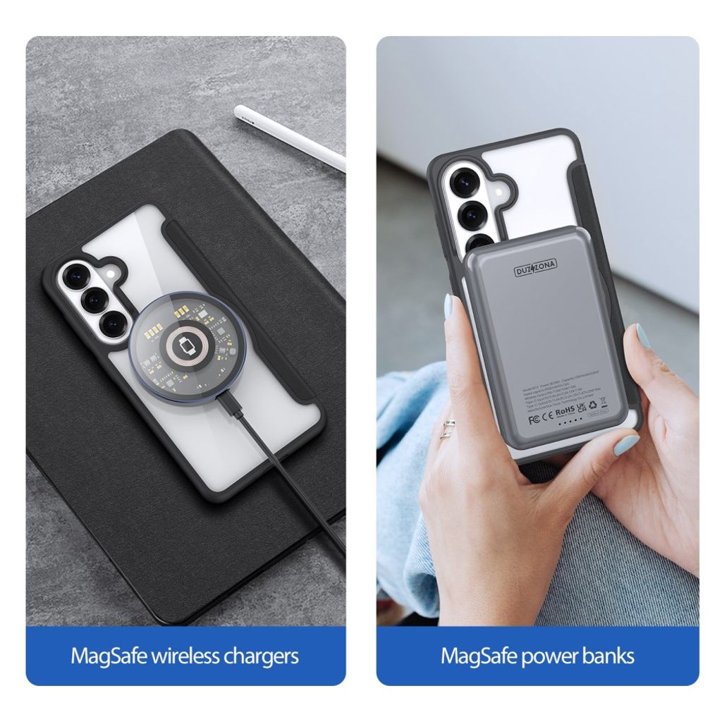 DUX DUCIS Samsung Galaxy S26 MagSafe Plånboksfodral – Svart