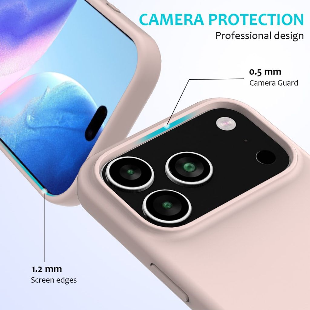 iPhone 17 Pro Max Silicone Phone Case - Pink