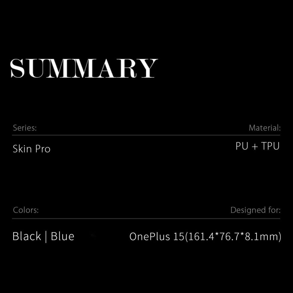 DUX DUCIS OnePlus 15 5G Lompakkokotelo Jalustalla – Sininen