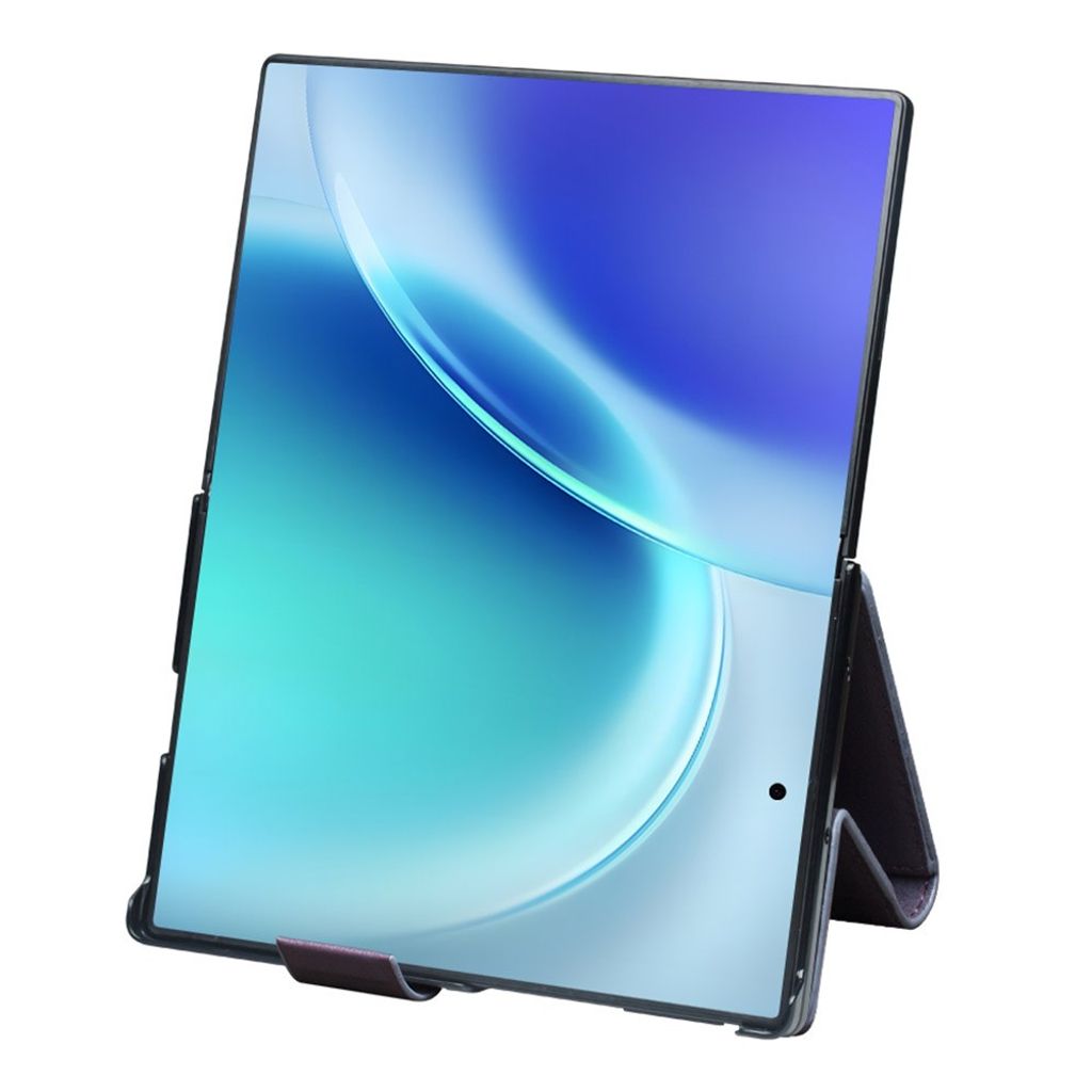 QIALINO Samsung Galaxy Z Fold8 Flip cover i ægte læder - Lilla