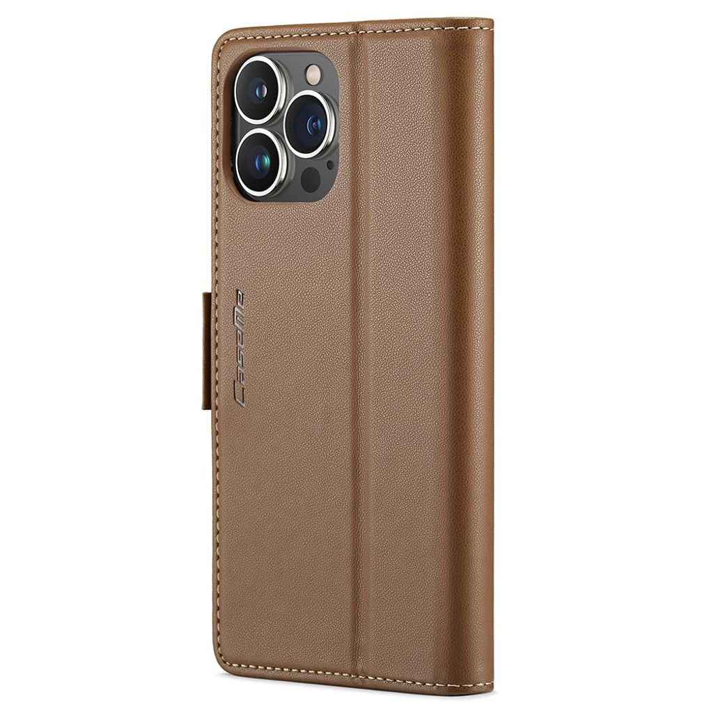 CASEME iPhone 15 Pro Max Cover with Card Slots - Brown