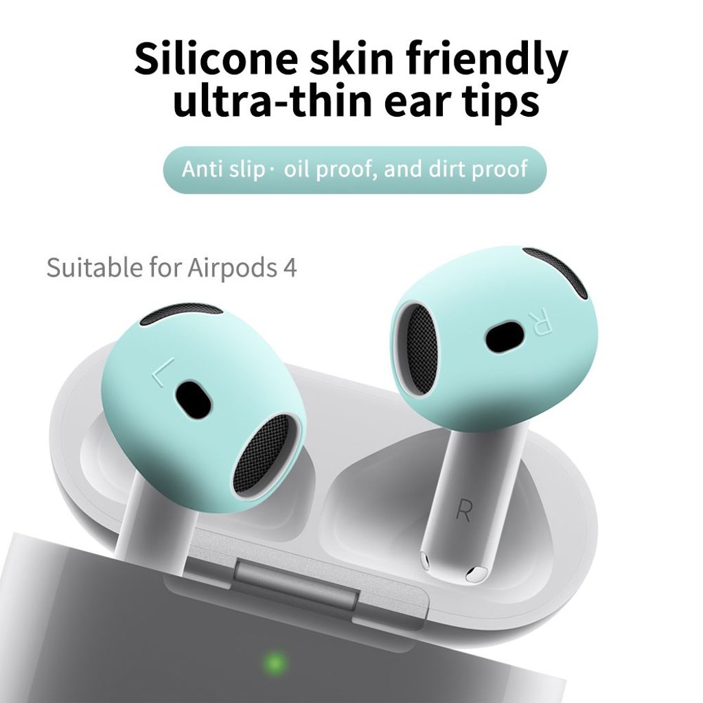 AirPods 4 Silikone Cover til Hovedtelefoner - Hvid