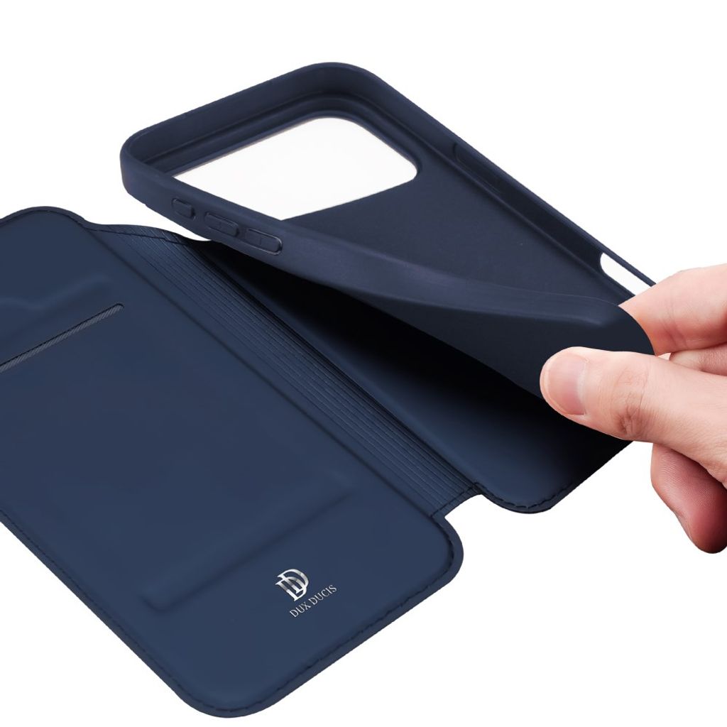 Dux Ducis iPhone 18 Pro Max / 17 Pro Max Fodral med Korthållare - Blå