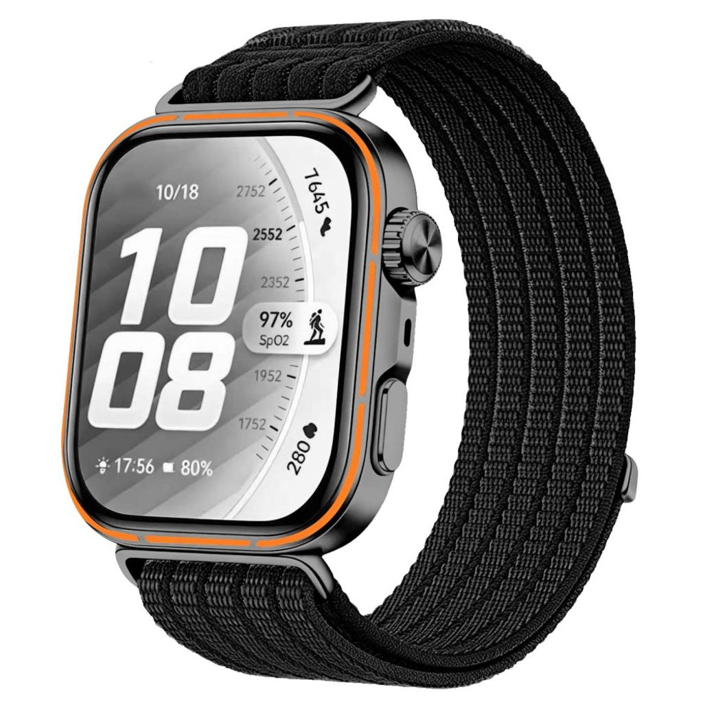 Huawei Watch Fit 5/5 Pro/4/4 Pro/3 Nailoninen kellonranneke - Musta