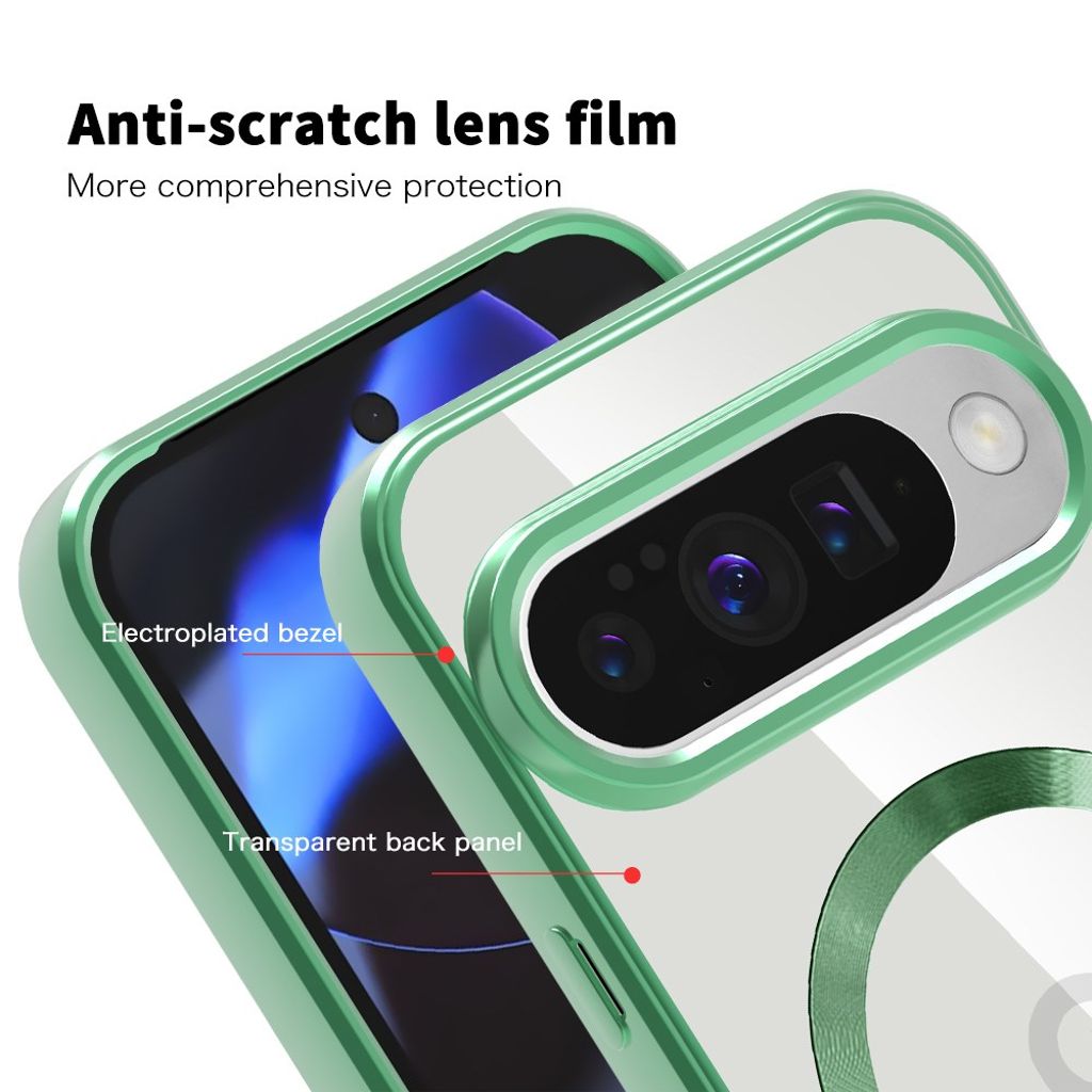 Google Pixel 10 / 10 Pro Case with Wallet - Green