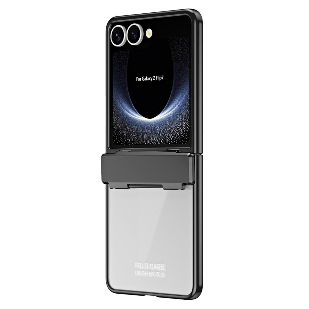 Samsung Galaxy Z Flip7 5G Skal med skärmskydd - Svart