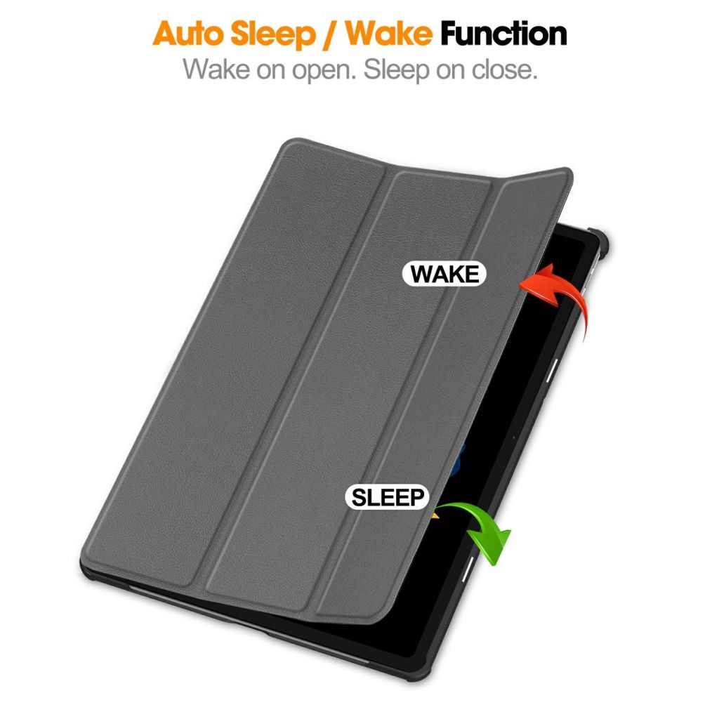 Lenovo Idea Tab Plus Nettbrett Etui Tri-Fold - Grå
